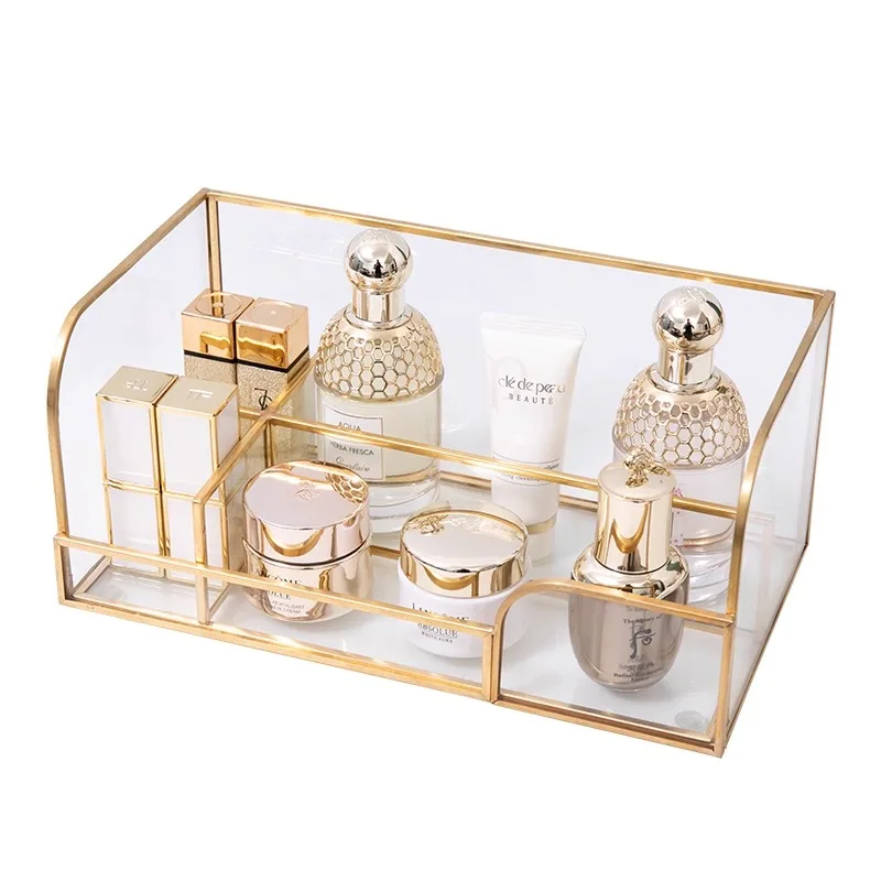 Luxury Skincare Europe - Organizer Kosmetik Meja Mewah Ringan, Rak