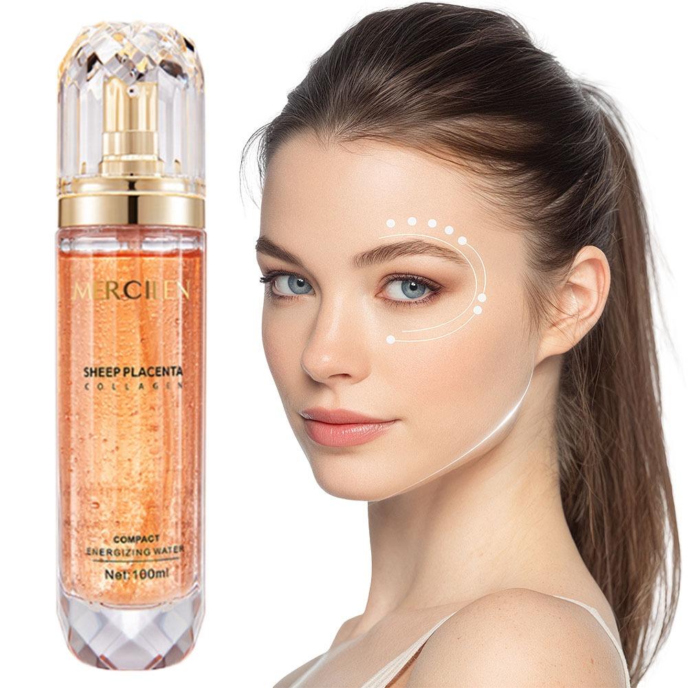 Luxury Skincare Essence - Esensi Peremajaan Plasenta Domba-Kolagen Menghaluskan Kerutan-Ceramide