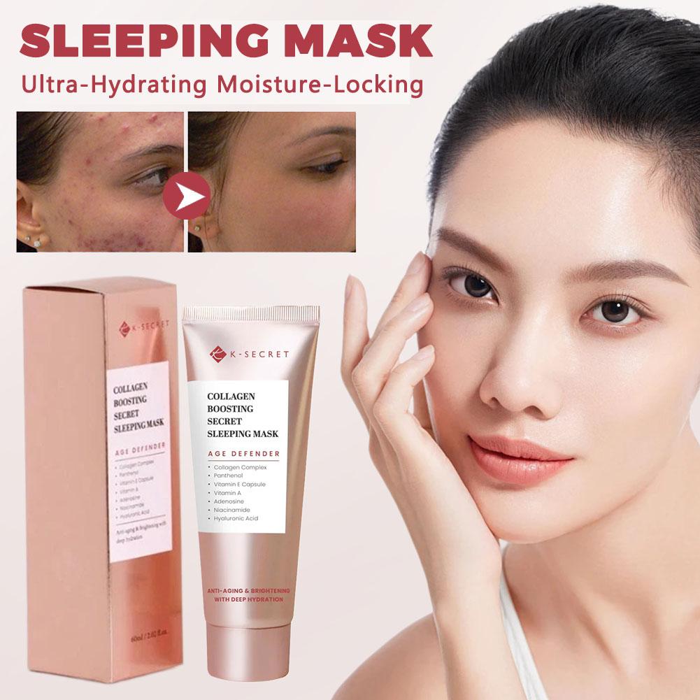 High Luxury Skincare - K-SECRET Masker Tidur Kolagen Korea Kelas