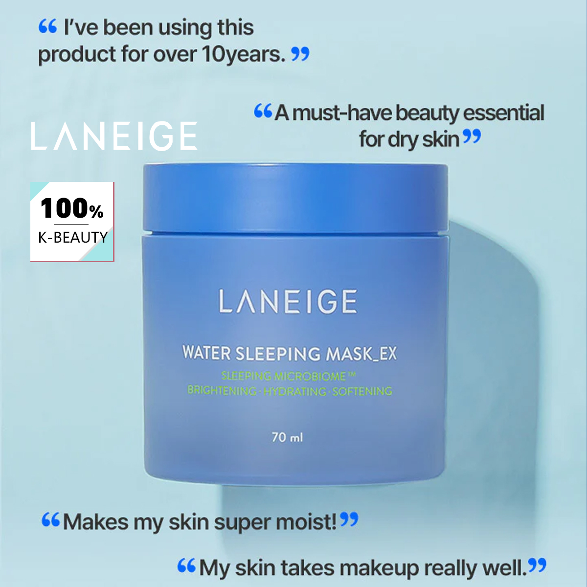 Luxury Skincare Treatments - LANEIGE Water Sleeping Mask 70ml, Hidrasi
