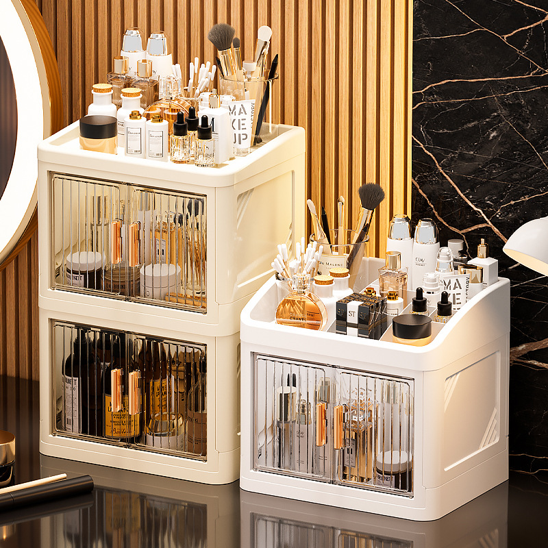 Luxury Skincare Gifts - Kabinet Penyimpanan Rias Berlapis dengan Kapasitas