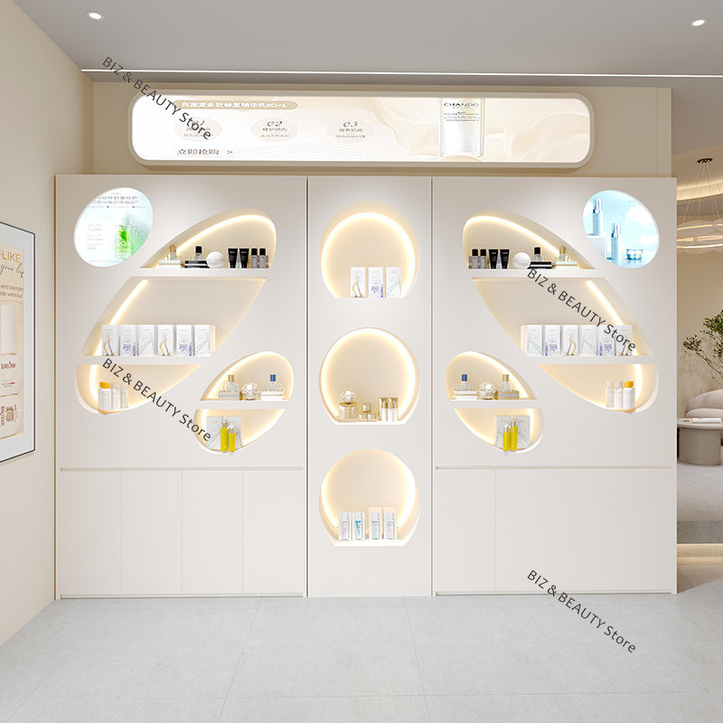 High Luxury Skincare - Lemari Display Salon Kecantikan Cat High