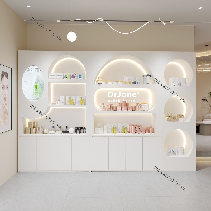 Lemari Display Kosmetik Mewah  - High Luxury Skincare ulasan dan harga