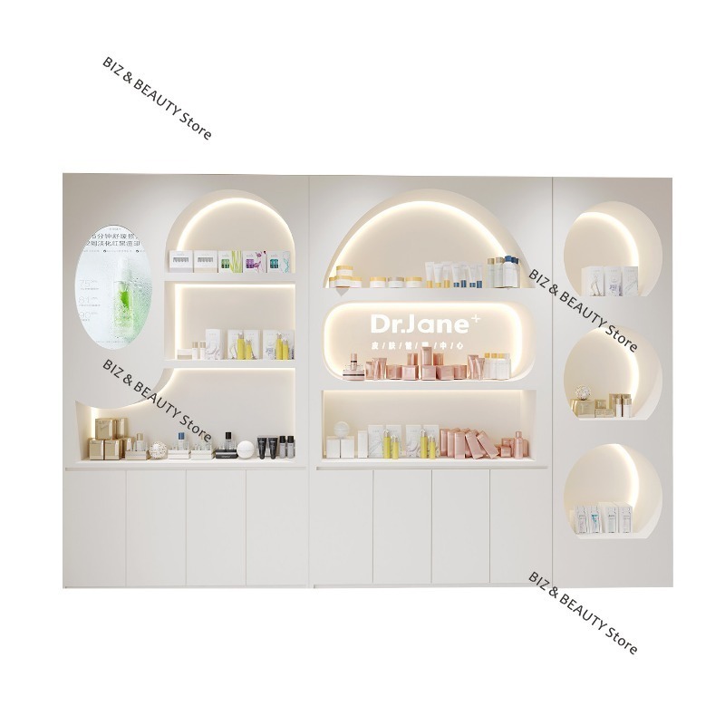 Lemari Display Kosmetik Mewah  - High Luxury Skincare ulasan dan harga