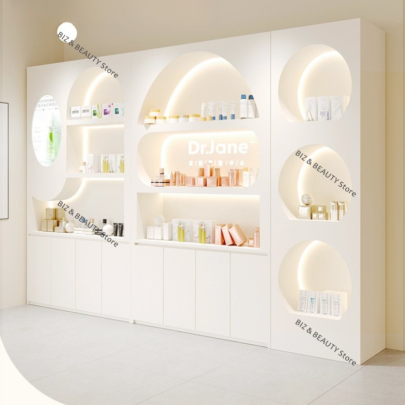 Lemari Display Kosmetik Mewah  - High Luxury Skincare ulasan dan harga