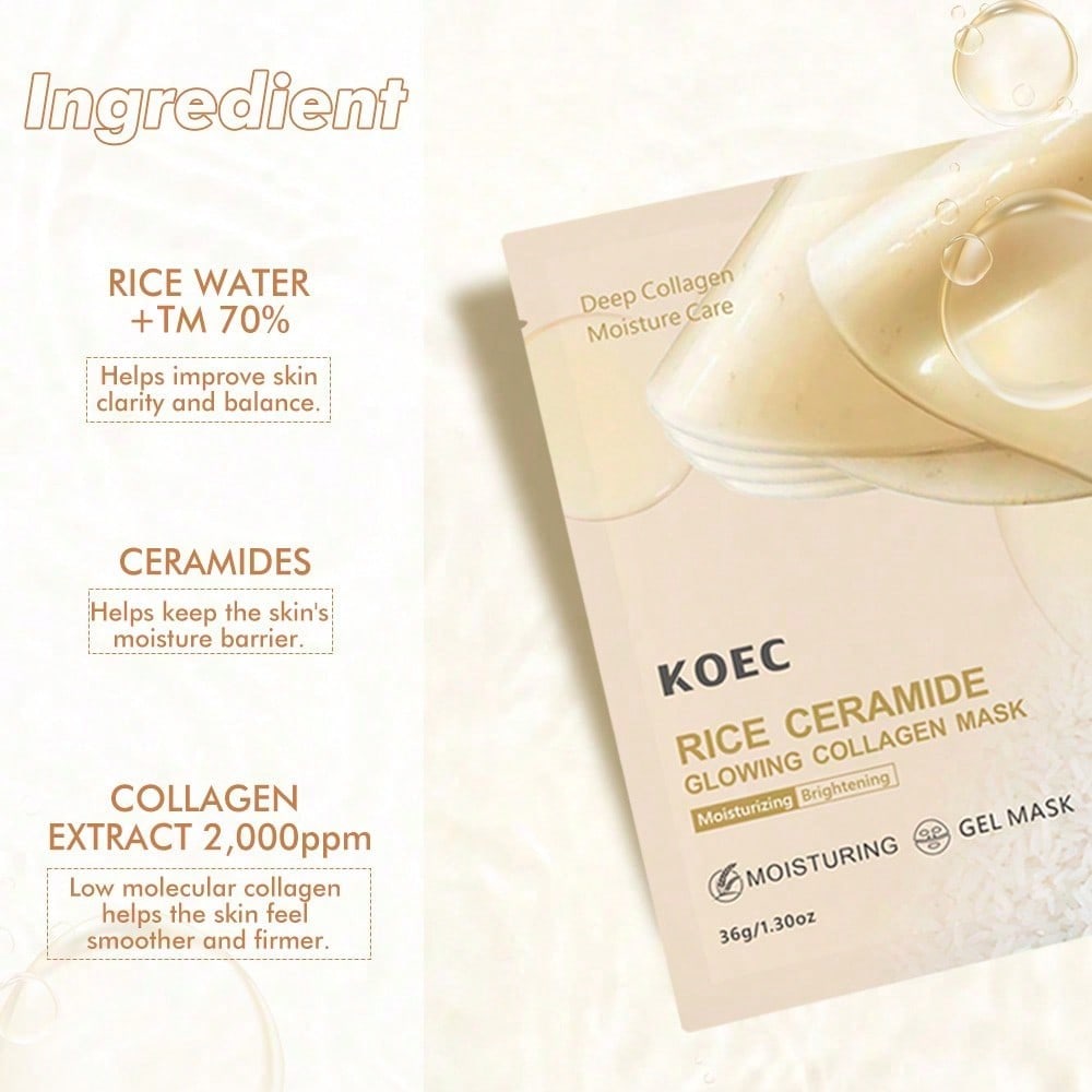 Rice 70 Glow Collagen Mask Mas - Luxury Skincare Gifts ulasan dan harga