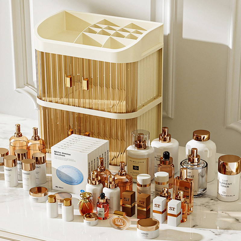 Kotak penyimpanan kosmetik Des - High Luxury Skincare ulasan dan harga