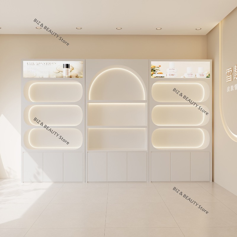Lemari Pajang Salon Kecantikan - High Luxury Skincare ulasan dan harga