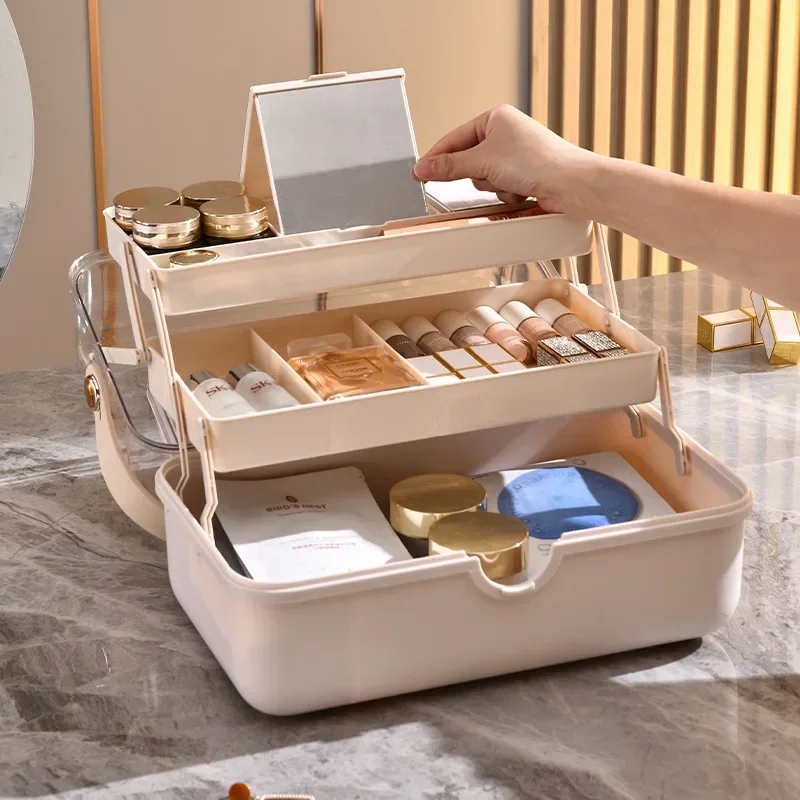 Kotak Penyimpanan Kosmetik Mew - High Luxury Skincare ulasan dan harga