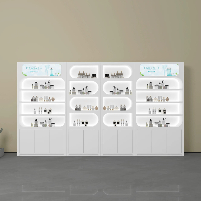 Lemari Pajangan Salon Kecantik - Luxury Skincare & Spa Reviews ulasan dan harga