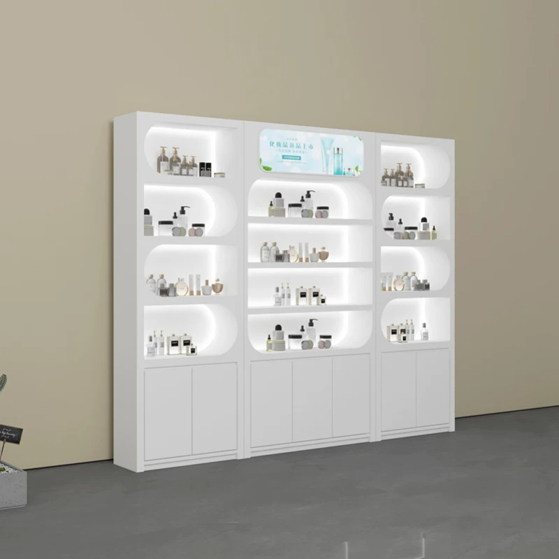 Lemari Pajangan Salon Kecantik - Luxury Skincare & Spa Reviews ulasan dan harga