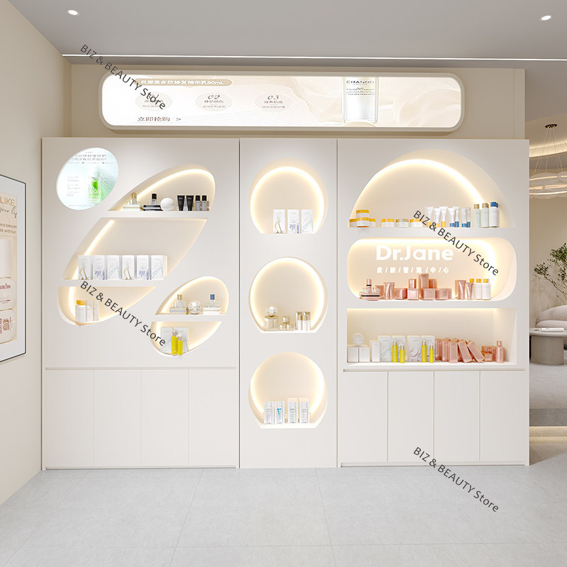 Lemari Display Salon Kecantika - High Luxury Skincare ulasan dan harga